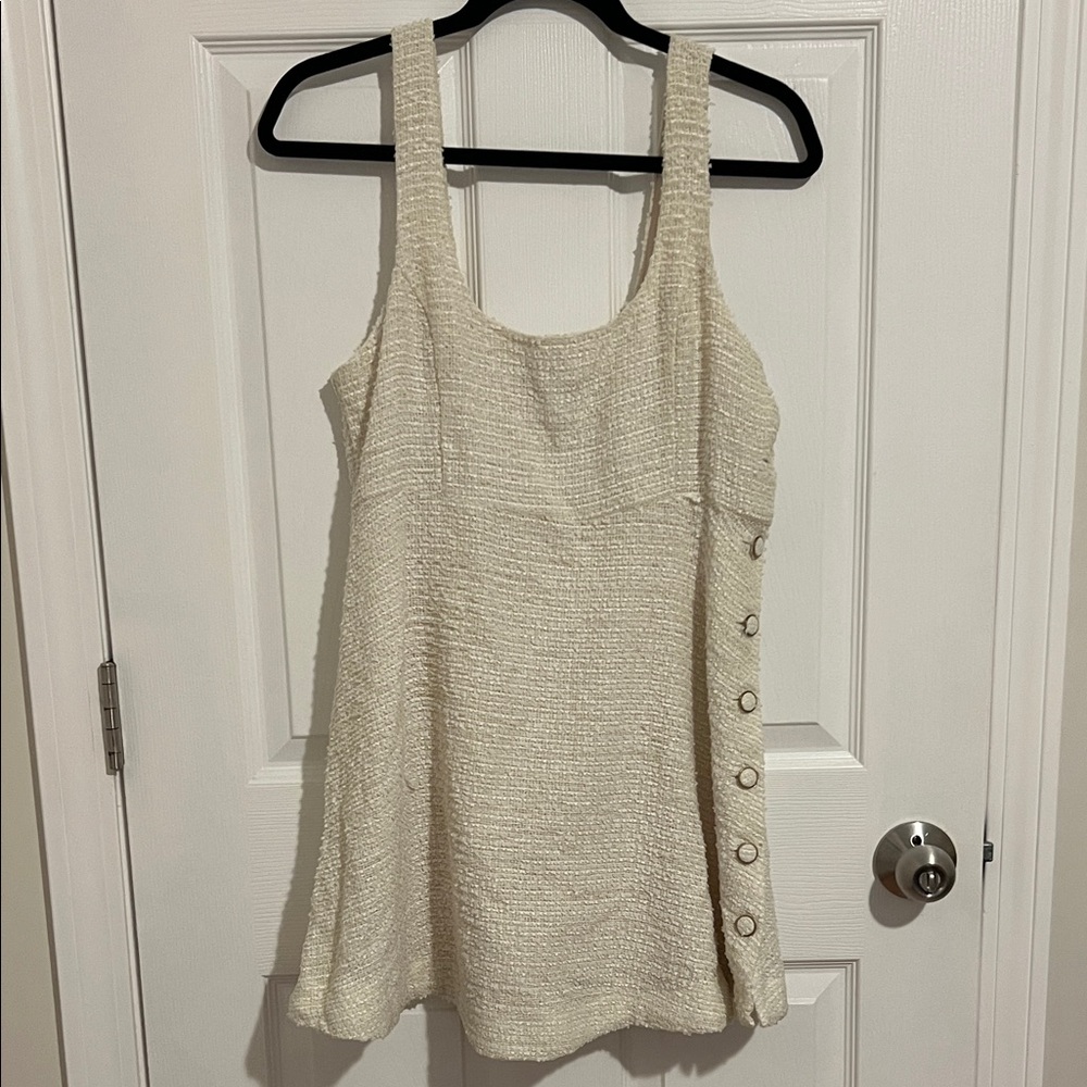 Zara off white dress NWT size L